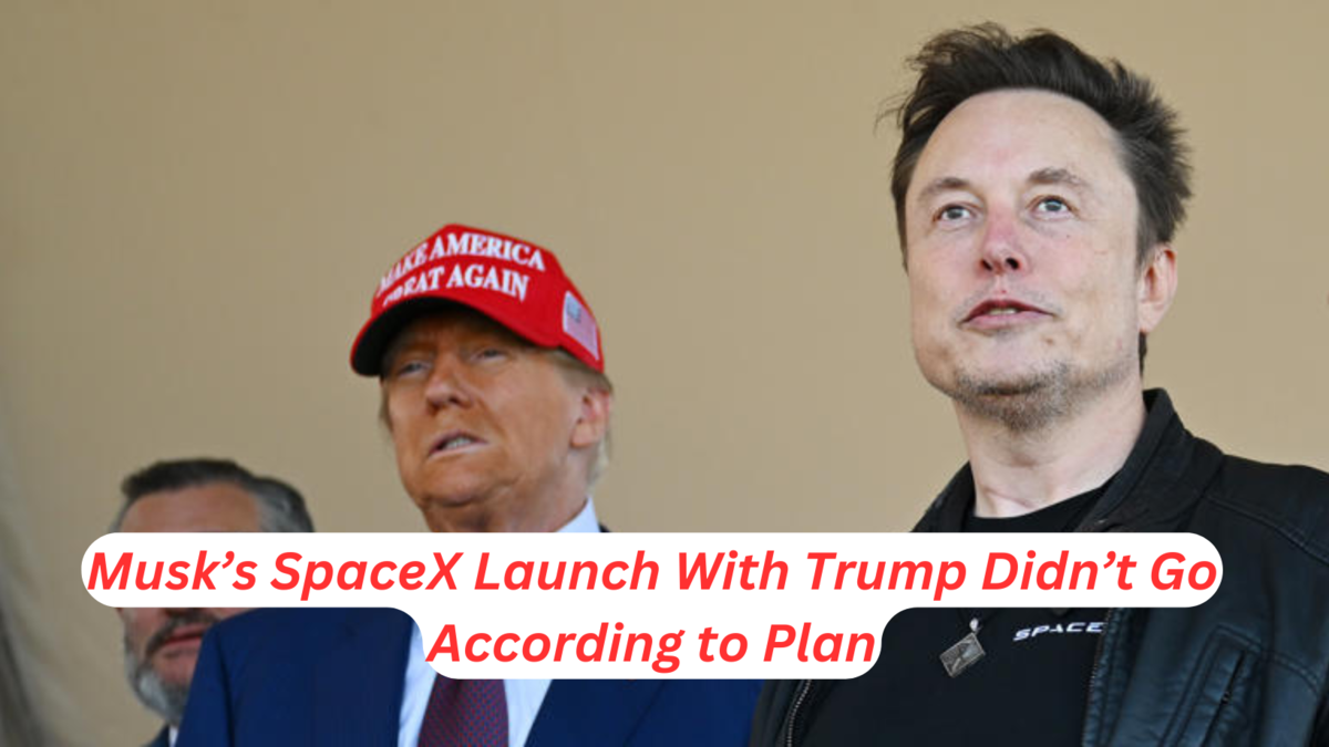 Musk’s SpaceX Launch With Trump Didn’t Go According to Plan