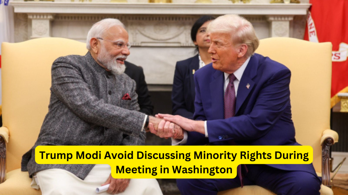 Trump Modi Avoid Discussing Minority Rights During Meeting in Washington