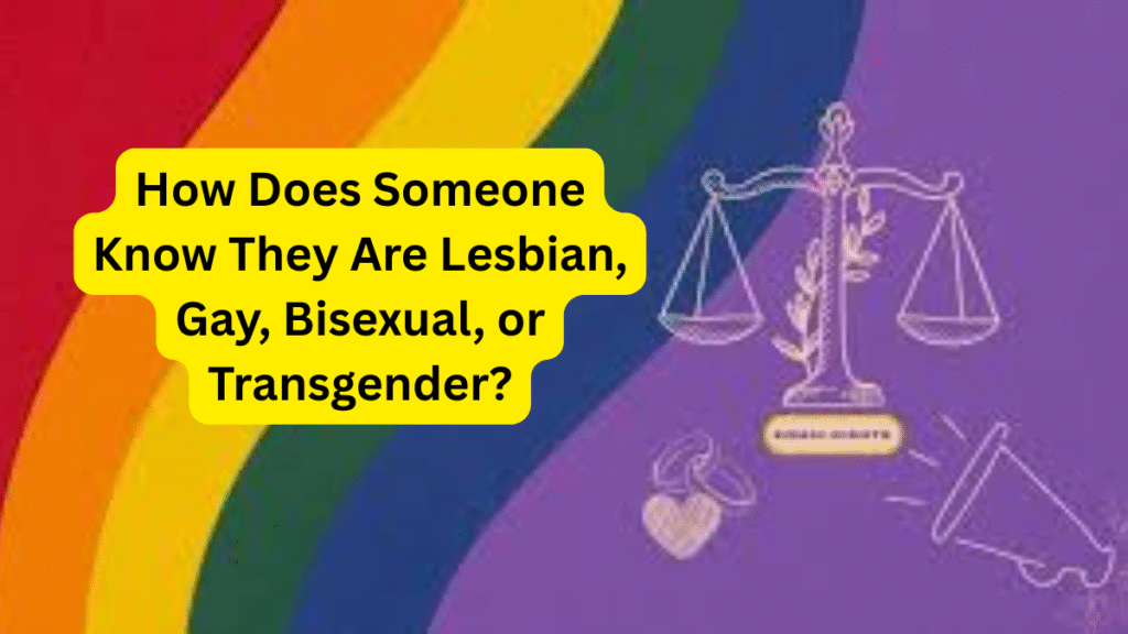 How Does Someone Know They Are Lesbian, Gay, Bisexual, or Transgender