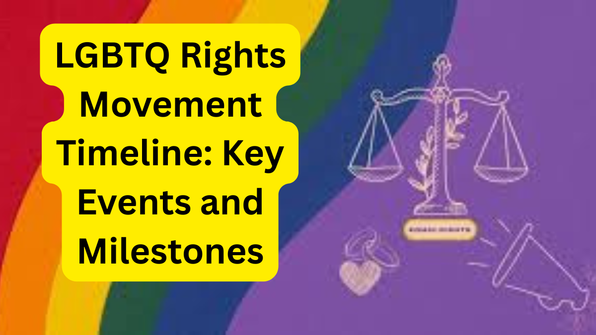 LGBTQ Rights Movement Timeline Key Events and Milestones