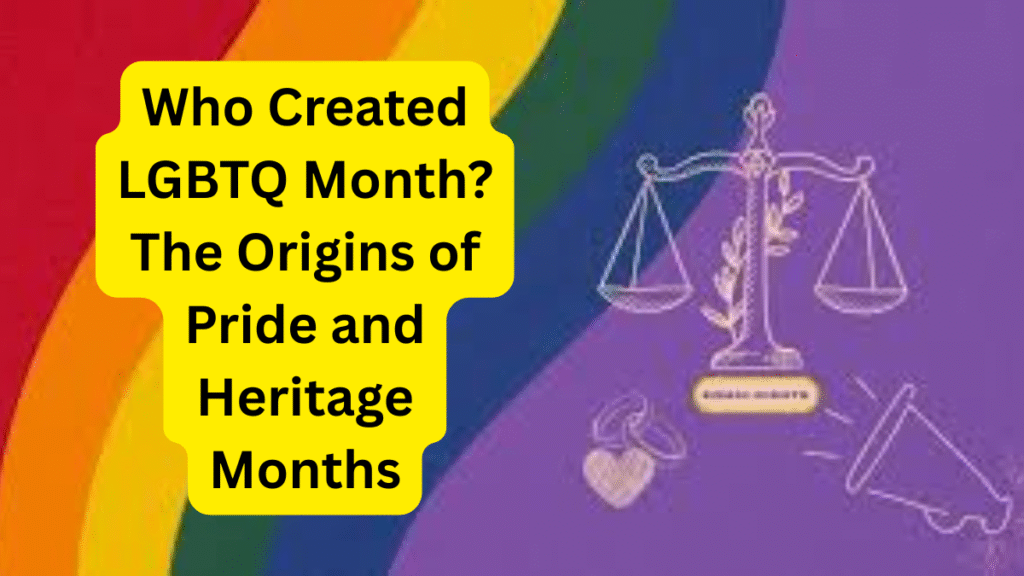 Who Created LGBTQ Month The Origins of Pride and Heritage Months
